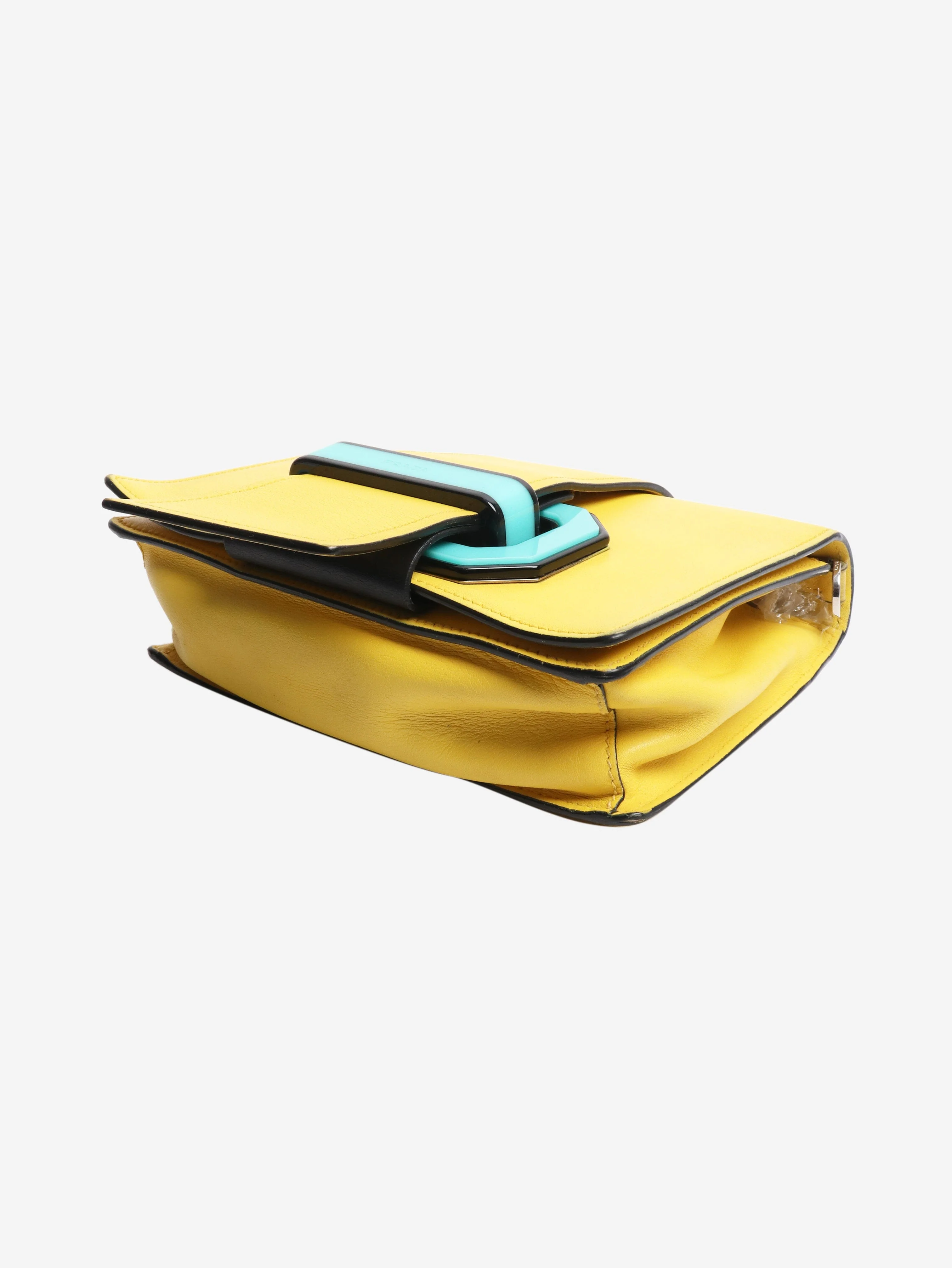 Yellow City plex ribbon crossbody bag - Image 5