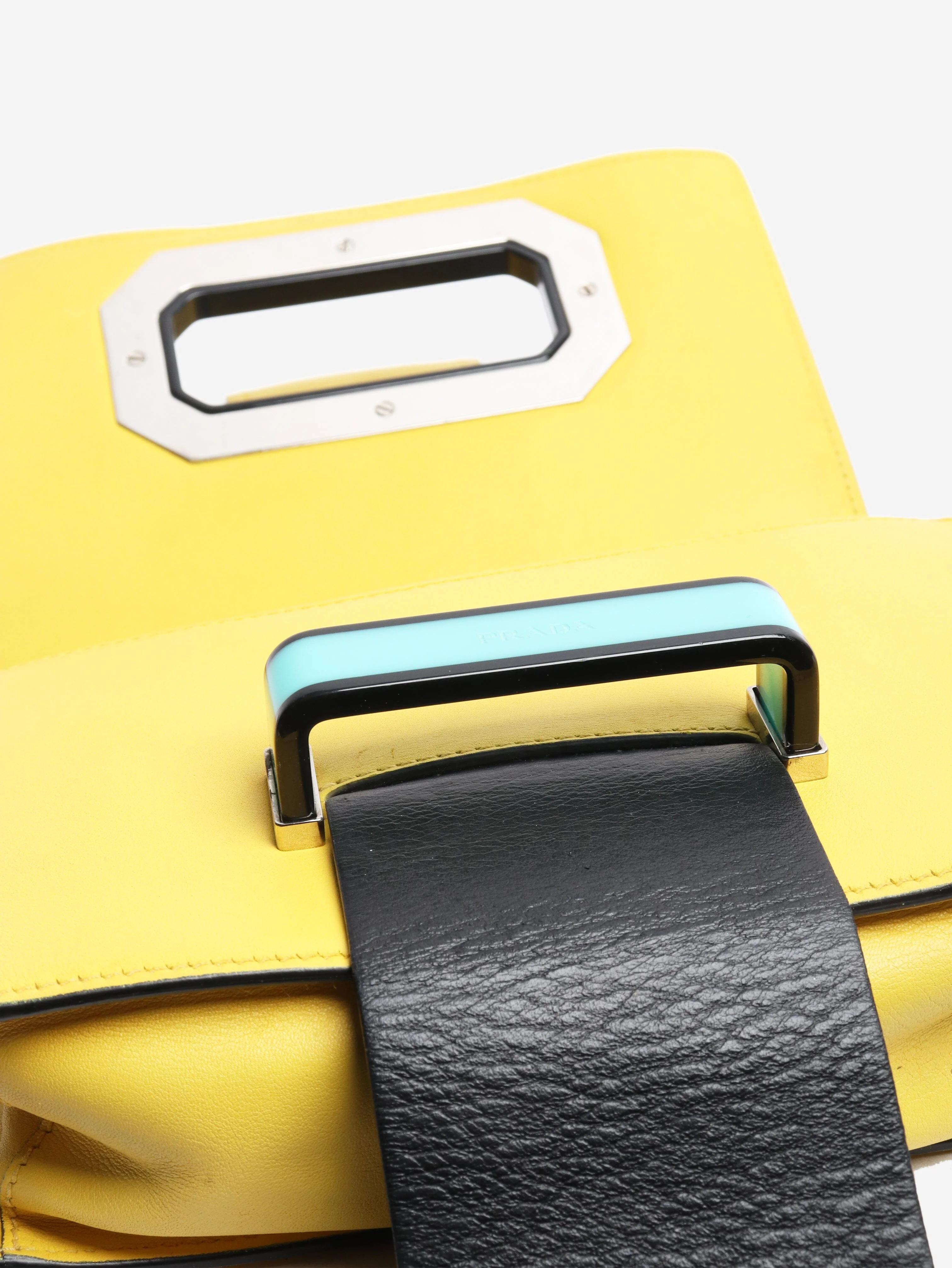 Yellow City plex ribbon crossbody bag - Image 7